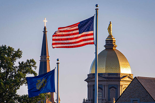 Flag over Golden Dome